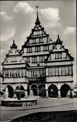 Ak Paderborn in Westfalen, Renaissance-Rathaus