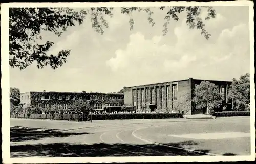 Ak Duisburg im Ruhrgebiet, Westdeutscher Fußballverband e. V. Sportschule, Margaretenstraße 15