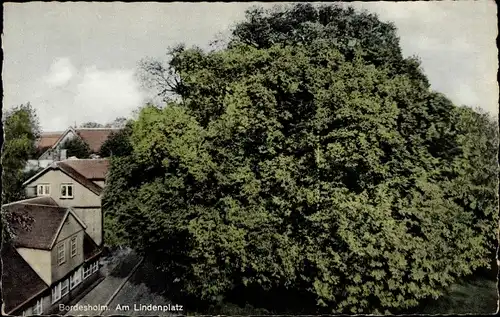Ak Bordesholm in Holstein, Am Lindenplatz