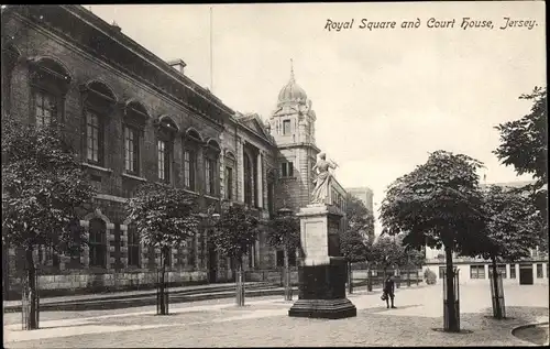 Ak Kanalinsel Jersey, Royal Square and Court House