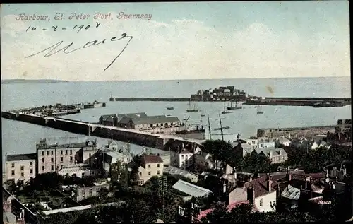 Ak Saint Peter Port Guernsey Kanalinseln, Harbour