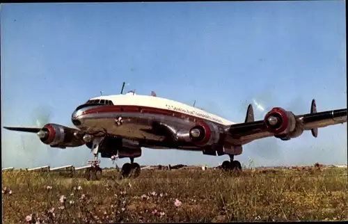 Ak Algerisches Passagierflugzeug, Lockheed Constellation, Cie Air Algerie