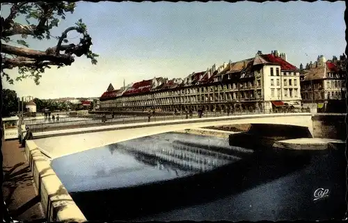 Ak Besançon Doubs, le Pont Battant