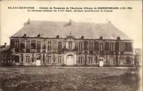 Ak Blanchefosse et Bay Ardennes, Colonie des Vacances, Ancienne Abbaye de Bonnefontaine