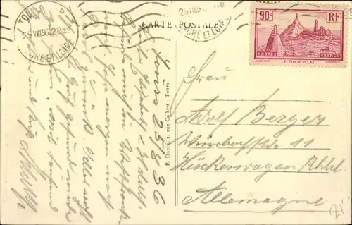 Ak Tours Indre et Loire, Cathedrale Saint Gatien