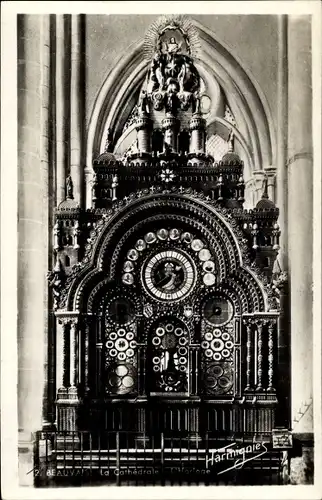 Ak Beauvais Oise, L'Horloge Astronomique