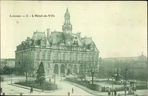 Ak Limoges Haute Vienne, L'Hotel de Ville