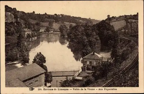 Ak Limoges Haute Vienne, Vallee de la Vienne