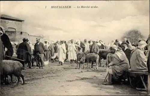 Ak Mostaganem Algerien, Le Marche arabe