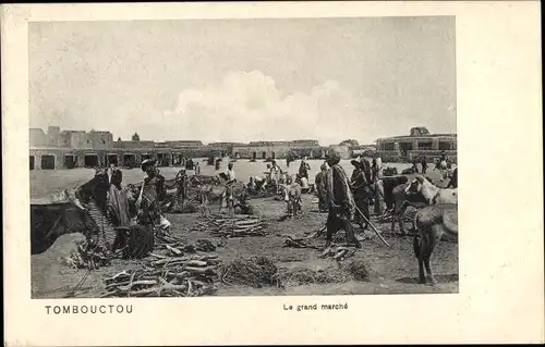 Ak Timbuktu Tombouctou Mali, Le grand marche