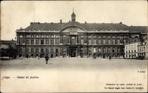 Ak Liège Lüttich Wallonien, Palais de Justice