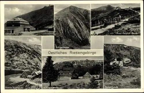 Ak Malá Úpa Kleinaupa Riesengebirge Region Königgrätz, Schneekoppe, Hampelbaude, Schlingelbaude