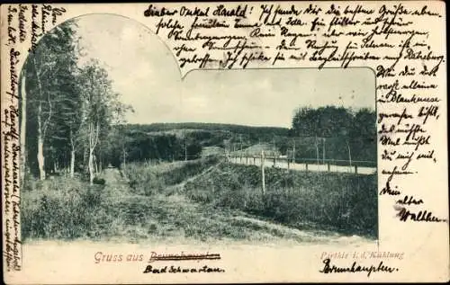 Ak Ostseebad Brunshaupten Kühlungsborn, Partie in der Kühlung