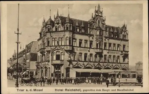 Ak Trier an der Mosel, Hotel Reichshof