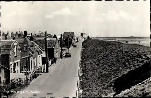 Ak Sint Philipsland Zeeland, Zuiddijk