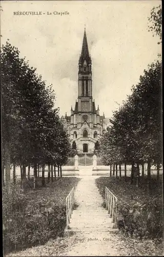 Ak Hérouville Saint Clair Calvados, La Chapelle