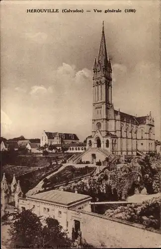 Ak Hérouville Saint Clair Calvados, Vue generale