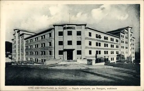 Ak Nancy Meurthe et Moselle, Cite Universitaire, Facade principale