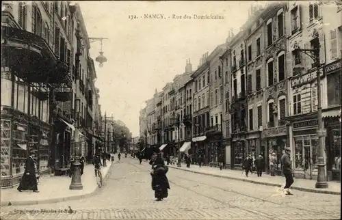 Ak Nancy Meurthe et Moselle, Rue des Dominicains