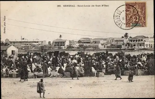 Ak Saint Louis Senegal, Guet N'Dar, Marché
