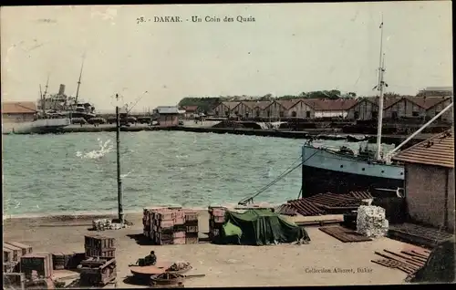 Ak Dakar Senegal, Un Coin des Quais, Hafen