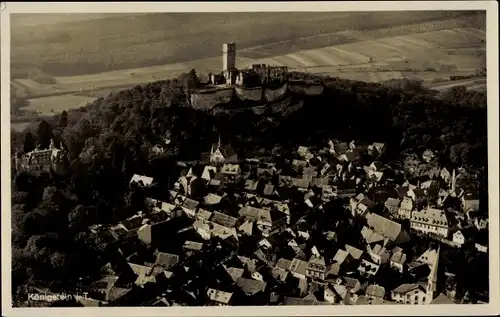 Ak Königstein im Taunus, Ortsansicht, Panorama, Burgruine