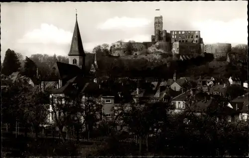 Ak Königstein im Taunus, Blick zur Burgruine