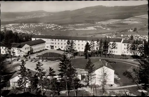 Ak Königstein im Taunus, Haus Königstein, Erholungsheim Eisenbahnergewerkschaft, Luftaufnahme