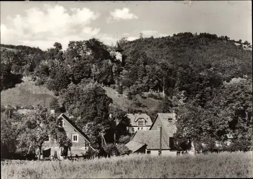 Ak Sonneberg in Thüringen, Blick zum Schlossberg
