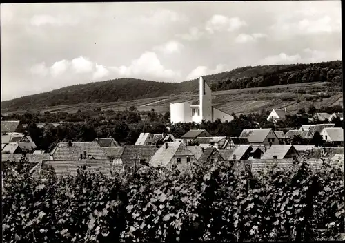 Ak Schweigen Rechtenbach an der Weinstraße Pfalz, Kath. Kirche St. Sebastian, Ort