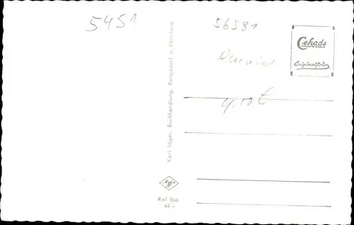 Ak Ehlscheid im Westerwald, Straßenpartie, Gesamtansicht, Sechs-Buchen-Eck