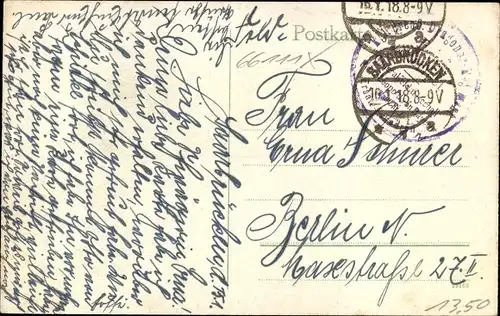 Ak Saarbrücken im Saarland, neue Brücke, Luisenbrücke, Straßenbahn, Straßenpartie