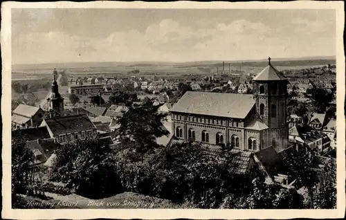 Ak Homburg in der Pfalz Saarland, Blick vom Schloßberg