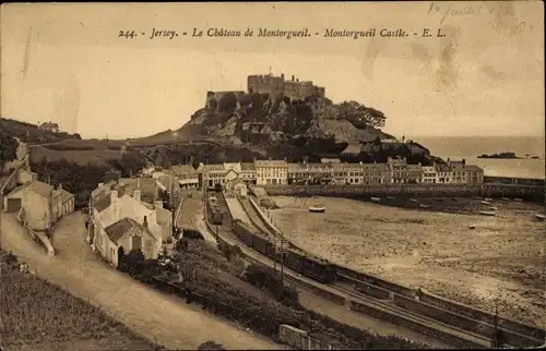 Ak Gorey Jersey Kanalinseln, Mont Orgueil Castle