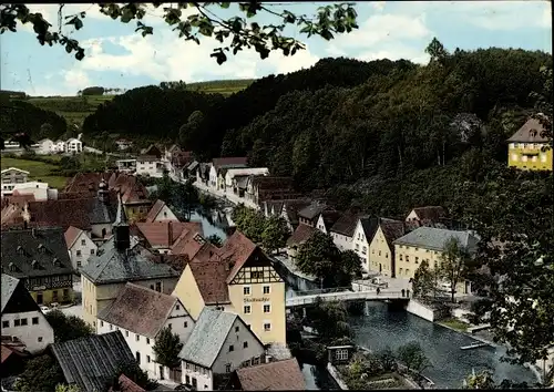 Ak Waischenfeld in der Fränkischen Schweiz Bayern, Teilansicht