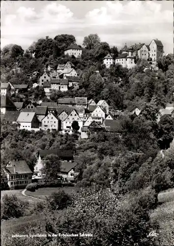 Ak Egloffstein Fränkische Schweiz, Teilansicht