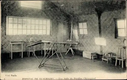 Ak Mesgrigny Aube, Hopital, une Salle du Pavillon Chirurgical