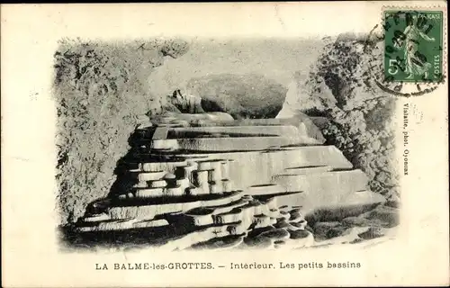 Ak La Balme les Grottes Isère, Interieur, Les petits bassins