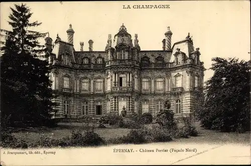Ak Epernay Marne, Chateau Perrier