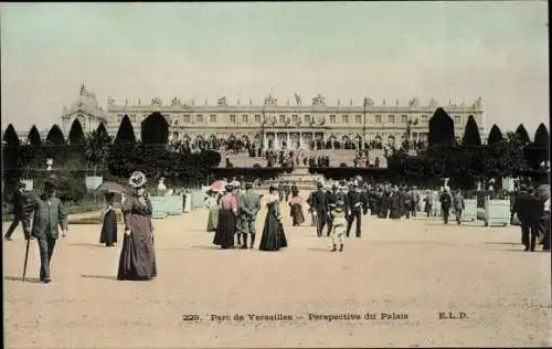 Ak Versailles Yvelines, Palais