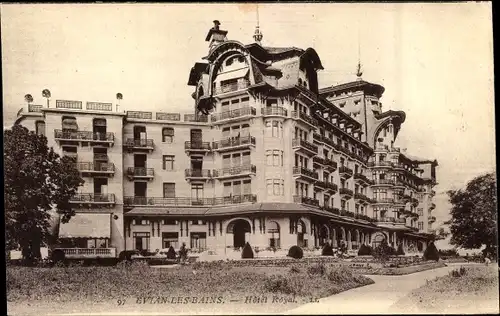 Ak Évian les Bains Haute Savoie, Hotel Royal