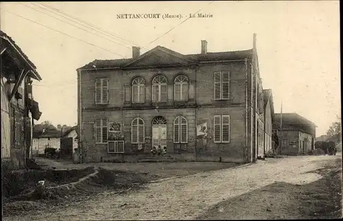 Ak Nettancourt Lothringen Meuse, La Mairie