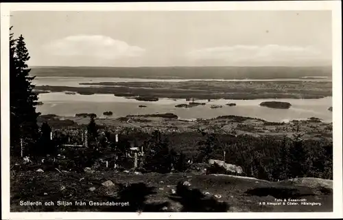 Ak Insel Sollerön Schweden, Fran Gesundaberget, Siljan