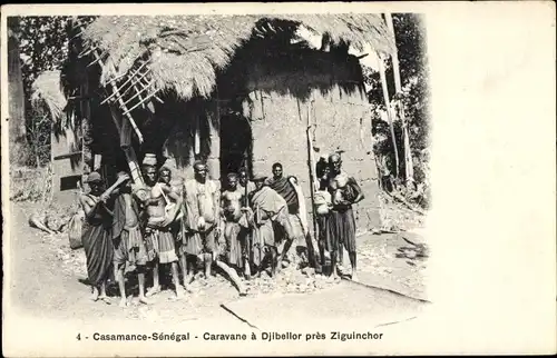Ak Casamance Senegal, Caravane a Djibelior pres Ziguinchor