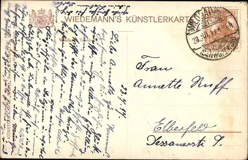 Künstler Ak Bad Wildbad im Kreis Calw Baden Württemberg, Trinkhalle, WIRO Nr. 2739 A