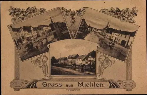Ak Miehlen im Taunus, Ortsansichten