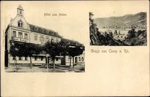 Ak Kamp Bornhofen am Rhein, Hotel zum Anker