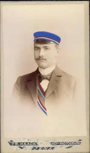 CdV Student, Hegenpauk, Portrait, Jena, 1899