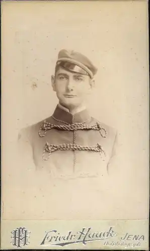 CdV Student, F. Mützlitz, H. Stadtländer, Portrait, Jena, 1898