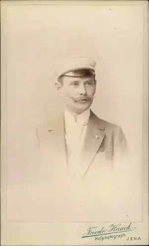 CdV Student, P. Trappe, Portrait, Jena, 1900